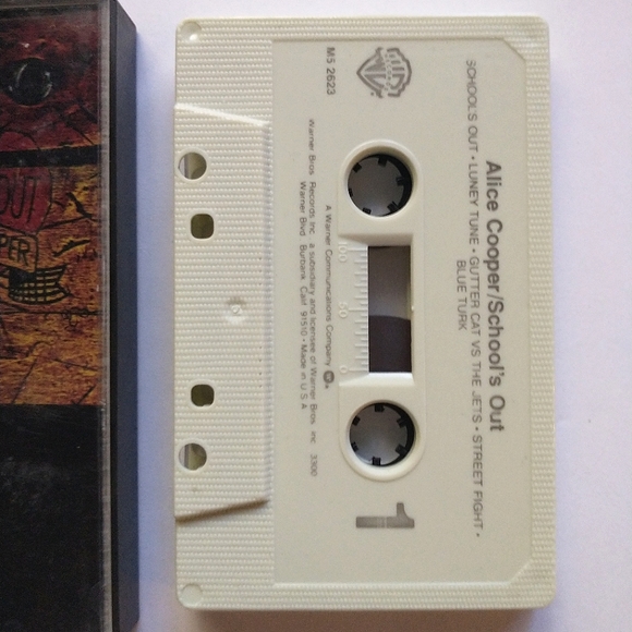 Alice Cooper : School's Out Cassette Tape 1972 - Picture 2 of 8